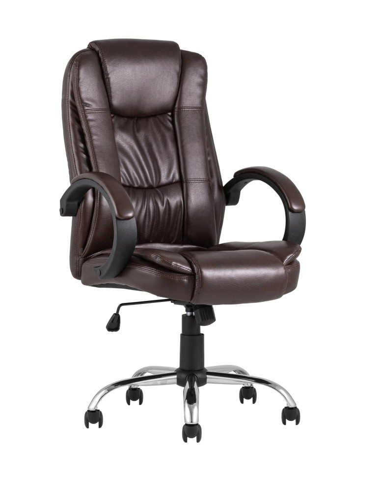 Кресло руководителя TopChairs Atlant NEW, коричневое
