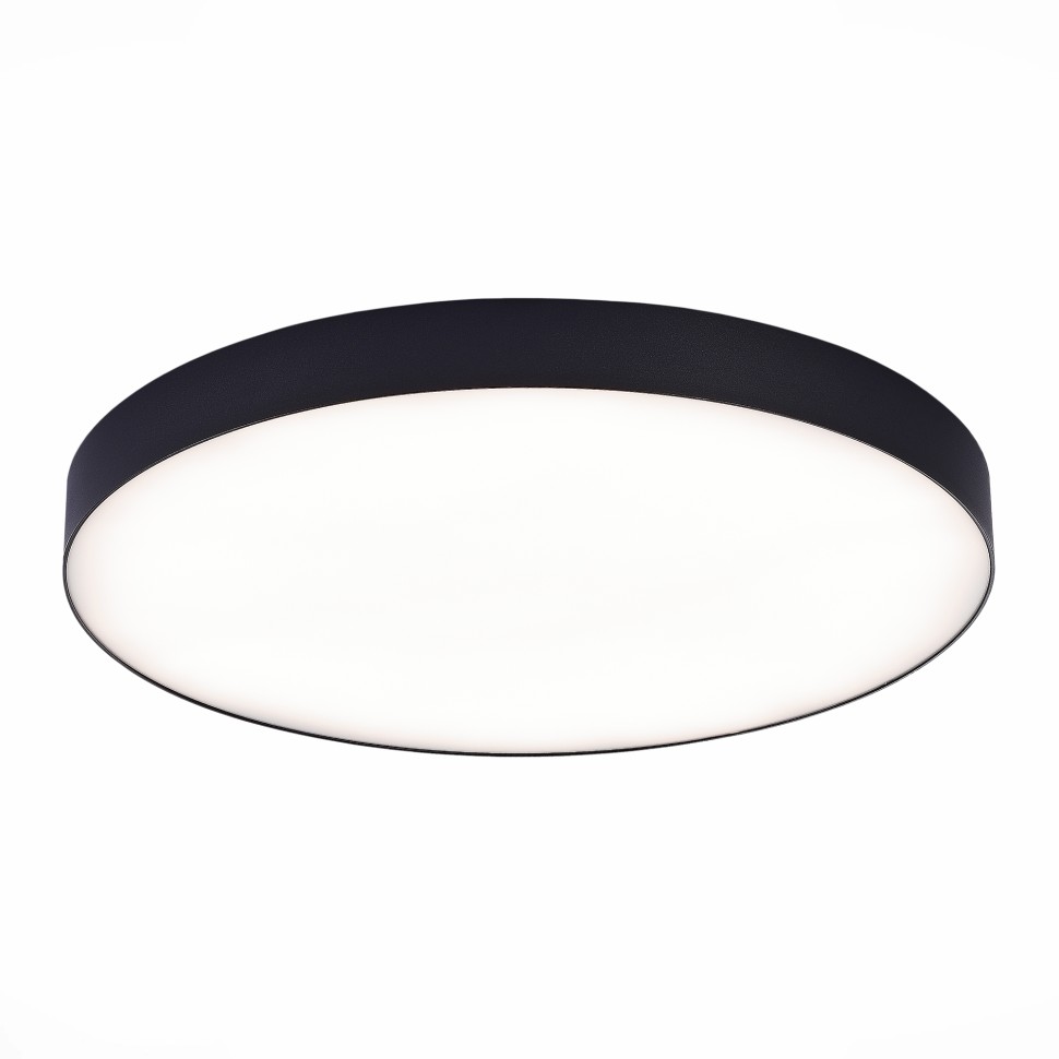 ST606.442.96 Светильник потолочный Черный LED 1*96W 4000K 8 640Lm Ra>85 120° IP20 D600xH55 185-265V
