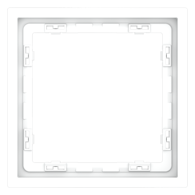 Рамка пластиковая VOLTUM S70 на 1 пост, (белый матовый)
