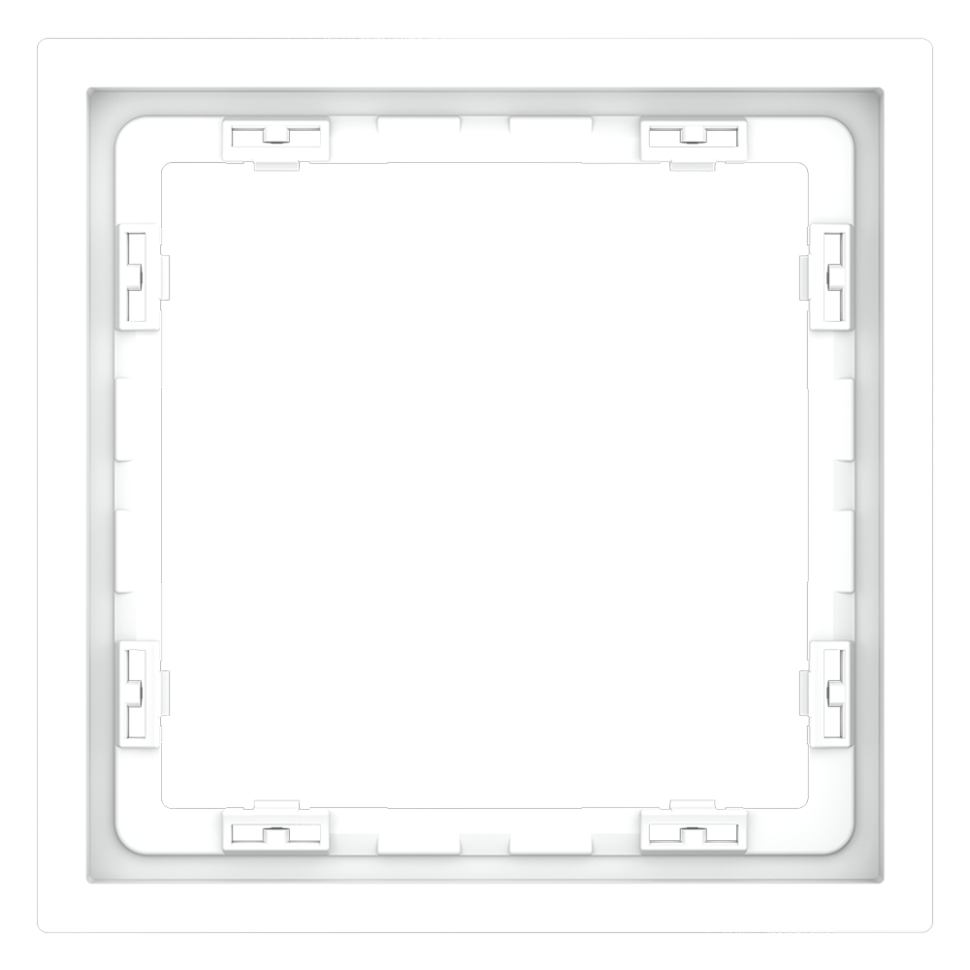 Рамка пластиковая VOLTUM S70 на 1 пост, (белый матовый)