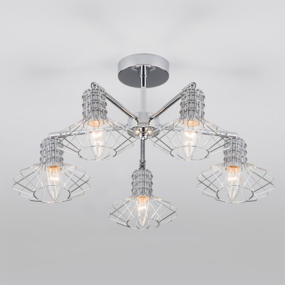 Люстра на штанге Eurosvet 70108/5 хром