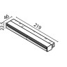 Трековый светильник Technical TR106-4-12W-DS-W
