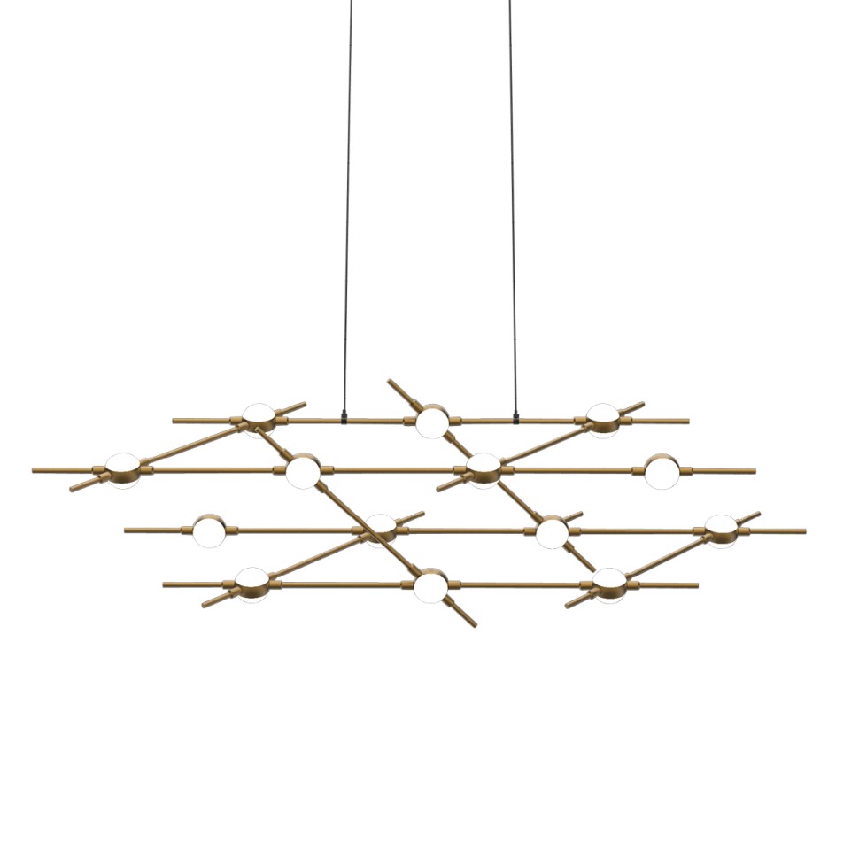 Люстра Delight Collection MD18001067-14A  black/gold