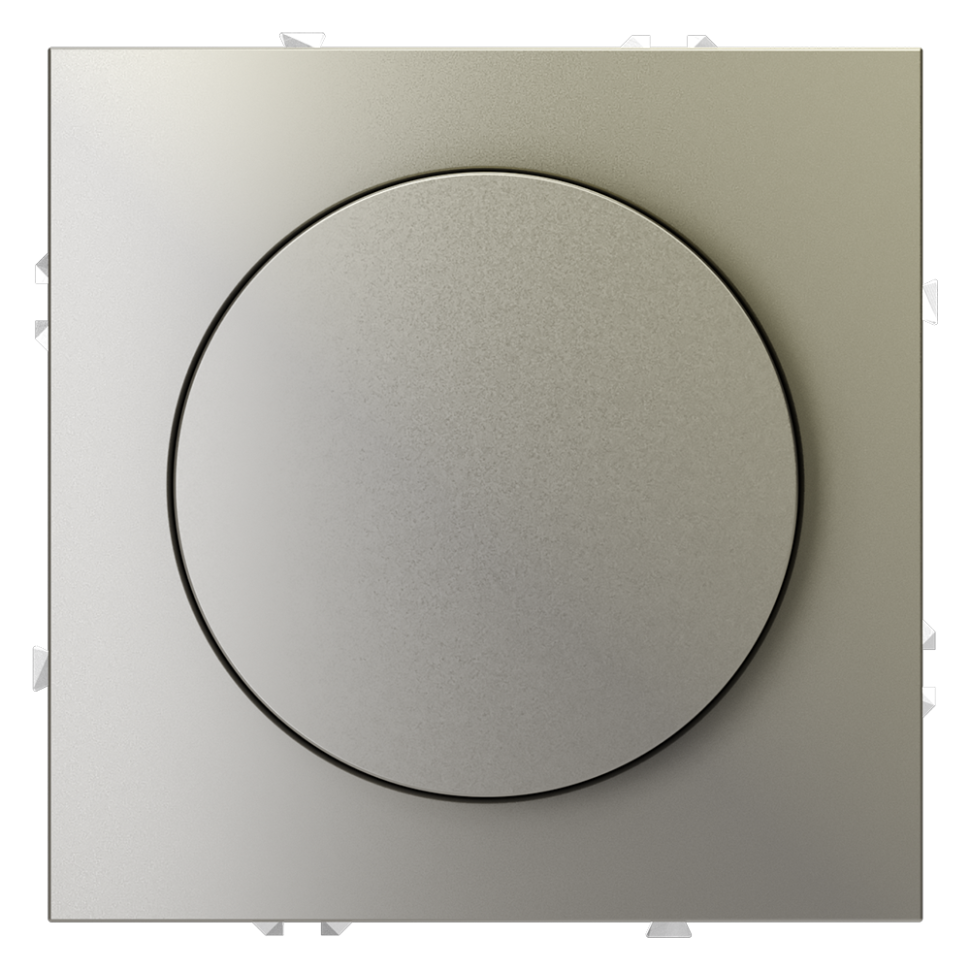 Светорегулятор встраиваемый VOLTUM S70 поворотно-нажимной 600 Вт, (шелк)