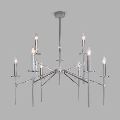 Люстра на штанге Eurosvet 60142/9 хром