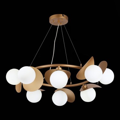 SLE220503-08 Светильник подвесной Золотистый/Белый G9 LED 8*5W