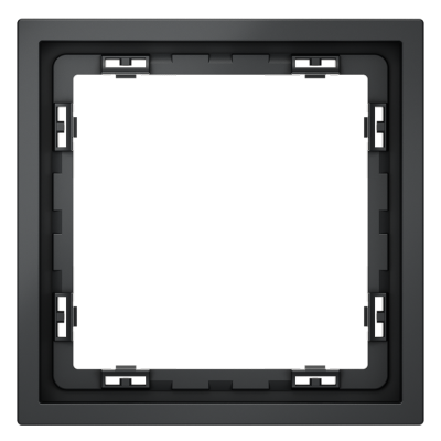 Рамка пластиковая VOLTUM S70 на 1 пост, (графит)