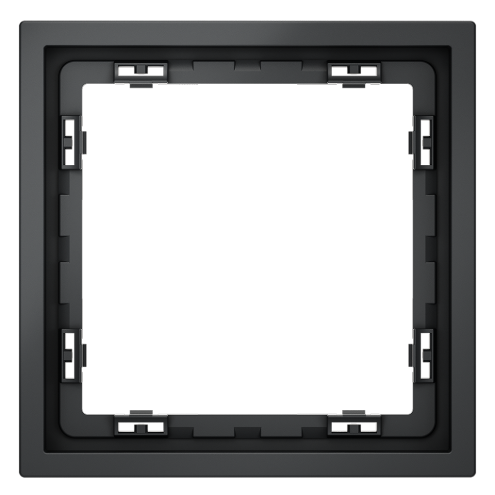Рамка пластиковая VOLTUM S70 на 1 пост, (графит)