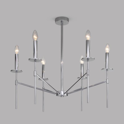 Люстра на штанге Eurosvet 60142/6 хром