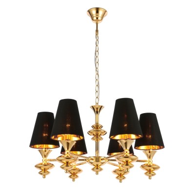 SL1137.203.06 Светильник подвесной Французское золото/Черный E14 6*40W