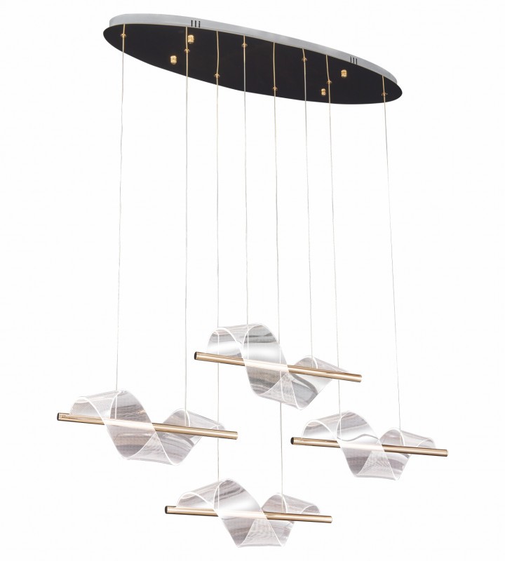 Подвесная люстра Kink Light 08042-4АS,33