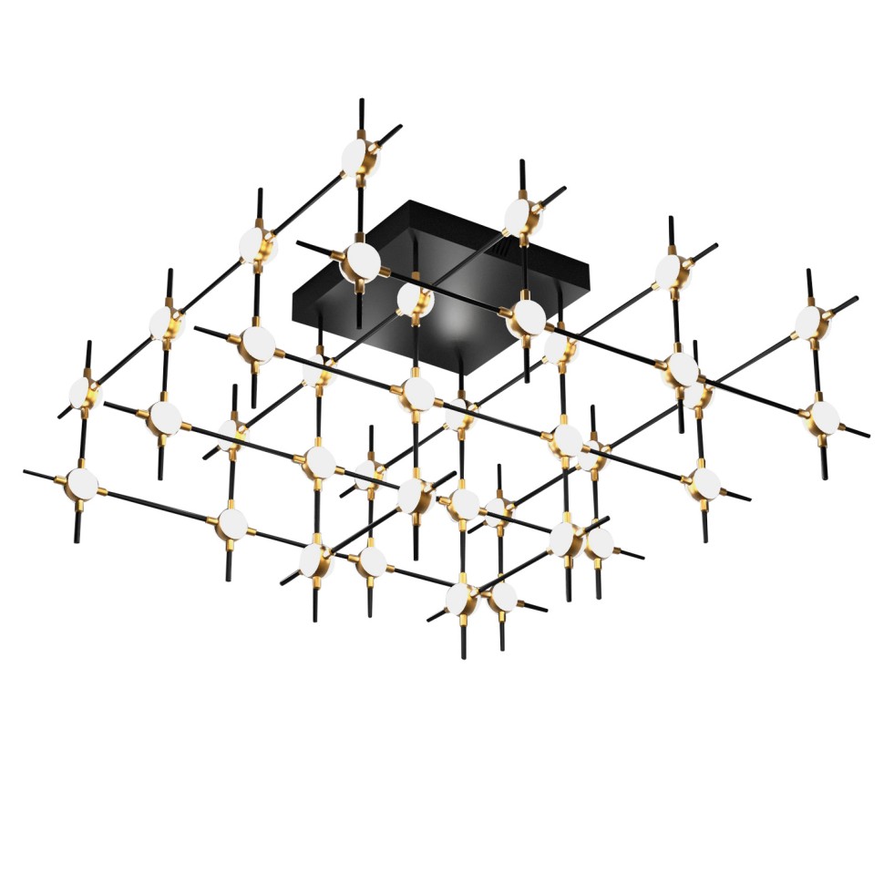 Потолочный светильник Delight Collection MX18001067-36A  black/gold