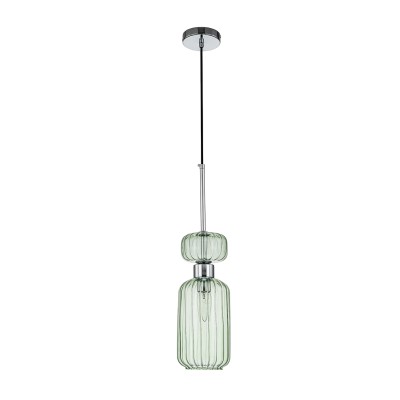 Светильники Подвесные Escada 1141/1S E14*60W Chrome/Green
