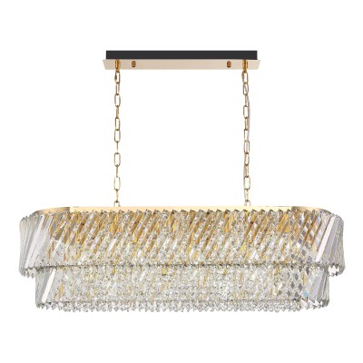 SL6138.303.14 Светильник подвесной ST-Luce латунь/прозрачный E14 14*40W