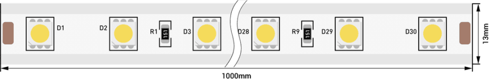 Лента светодиодная 220В LT560 LT560-G-50 000184