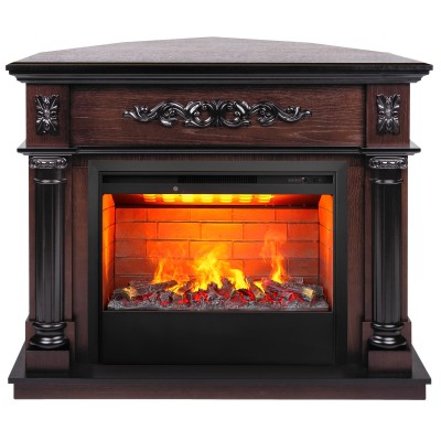 Электрокамин Silvia Corner 26 AO с очагом 3D Helios 26