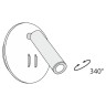 Настенный светильник (бра) Technical C176-WL-01-6W-B
