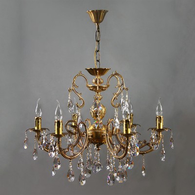 Подвесная люстра AMBIENTE by BRIZZI 8888/6 AB Tear drop