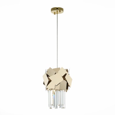 SL1232.203.01 Подвес ST-Luce Золотистый/Прозрачный, Золотистый E14 1*60W