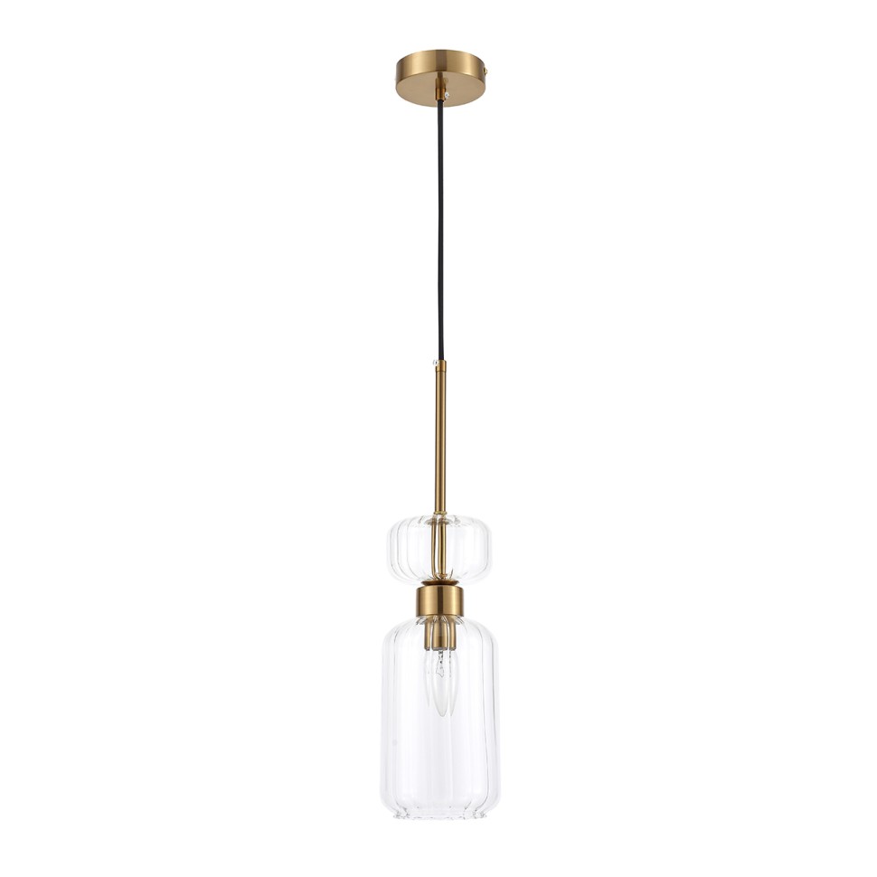 Светильники Подвесные Escada 1141/1S E14*60W Antigue copper/Clear