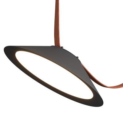 ST454.436.12 Св-к трек. Черный LED 1*12W 3000K 680Lm Ra90 120 IP20 D300xH71 48V