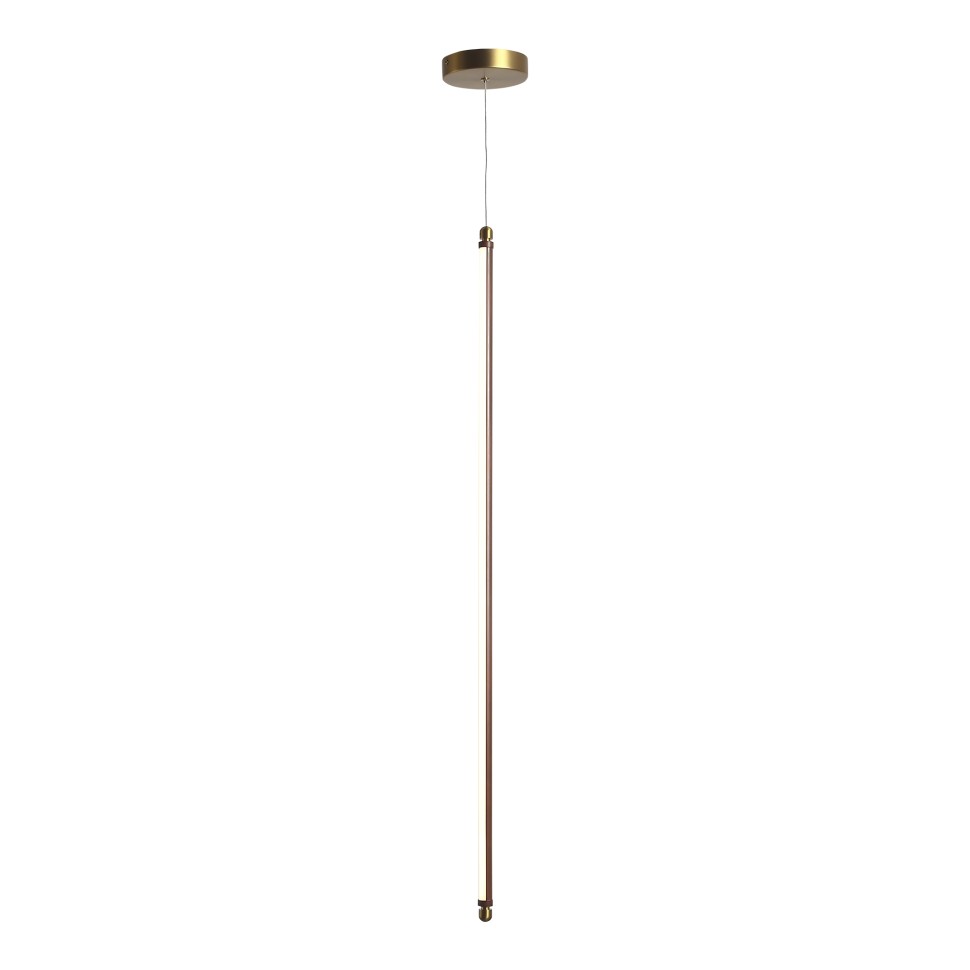 SL6225.303.01 Светильник подвесной ST-Luce Латунь/Терракотовый, Белый LED 1*12W 3000K