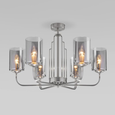 Люстра на штанге Eurosvet 60138/6 сатин-никель