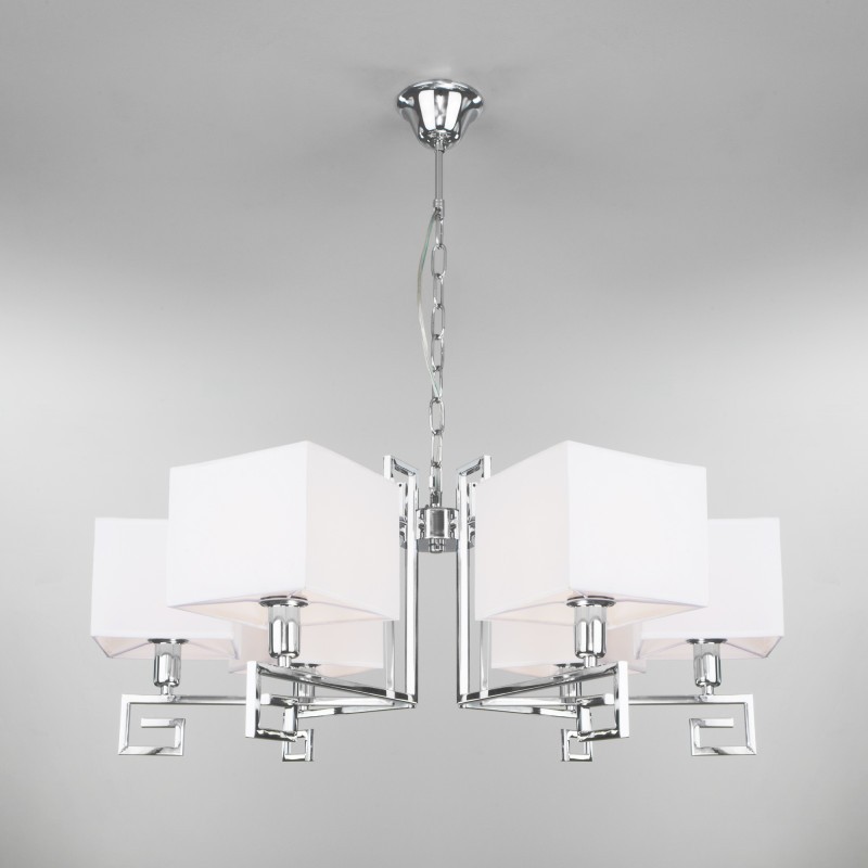 Подвесная люстра Eurosvet 60115/6 хром