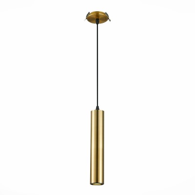 ST151.308.01 Встраиваемый подвесной светильник Золотистый GU10 1*50W  IP20 D54xH290 220V Без ламп