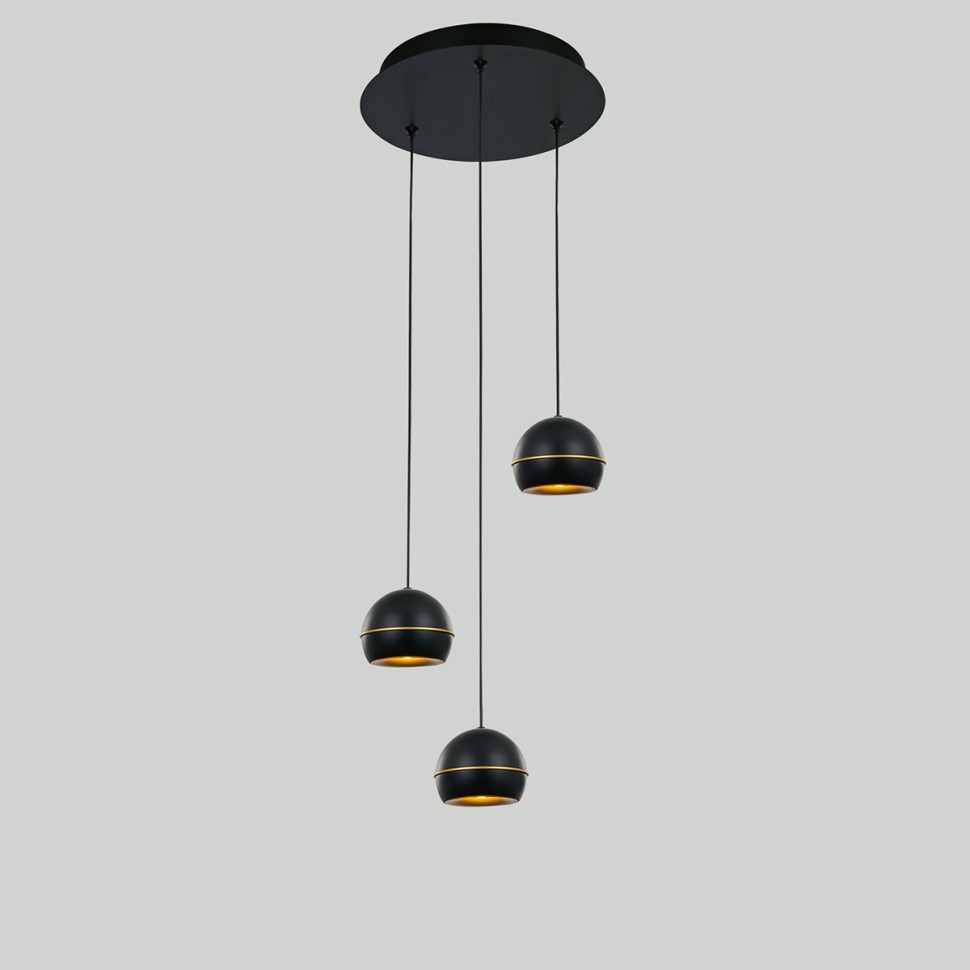 Подвесной светильник Delight Collection MD21001034-3A black/gold