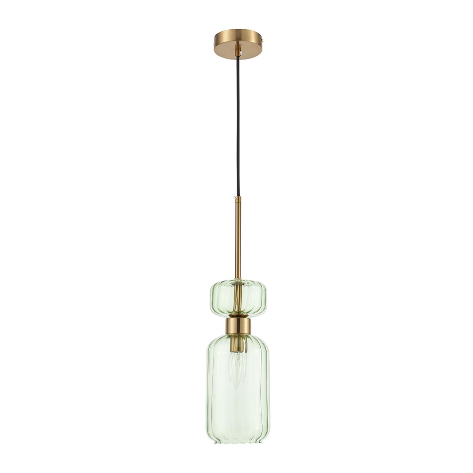 Светильники Подвесные Escada 1141/1S E14*60W Antigue copper/Green