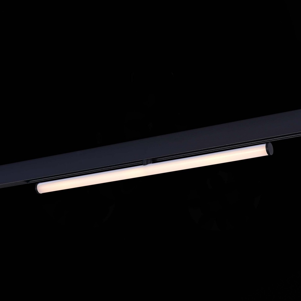 ST803.436.10 Магнитный трековый светильник Черный LED 1*10W 3000K 1 200Lm Ra>90 120° IP20 L604xW28xH