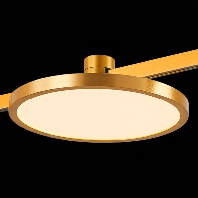 ST818.206.12 Магнитный трековый светильник FARM Золотистый LED 1*10W 3000K 520Lm Ra80 120 IP20 D168x