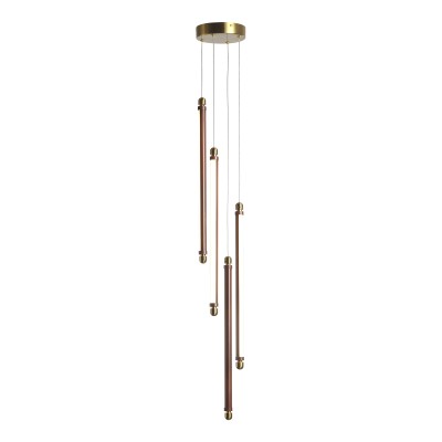 SL6225.303.04 Светильник подвесной ST-Luce Латунь/Терракотовый, Белый LED 4*6W 3000K