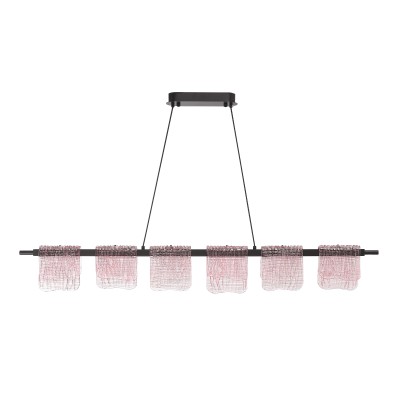 SL6021.403.36 Светильник подвесной ST-Luce черный/розовый LED 1*36W 3000K