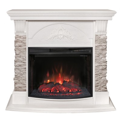 Электрокамин Athena GR WT с очагом Evrika 25,5