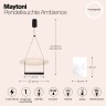 Подвесной светильник Maytoni MOD280PL-L23B3K