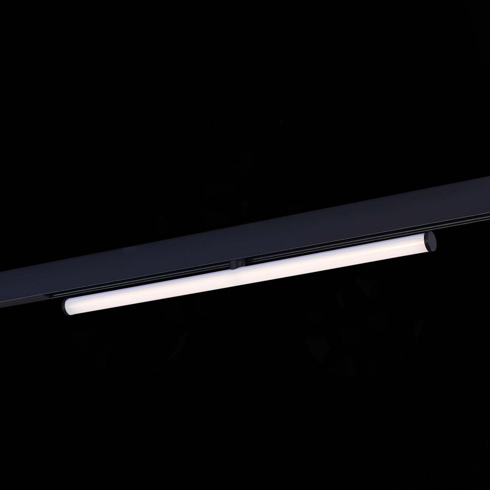 ST803.446.10 Магнитный трековый светильник Черный LED 1*10W 4000K 1 100Lm Ra>90 120° IP20 L604xW28xH