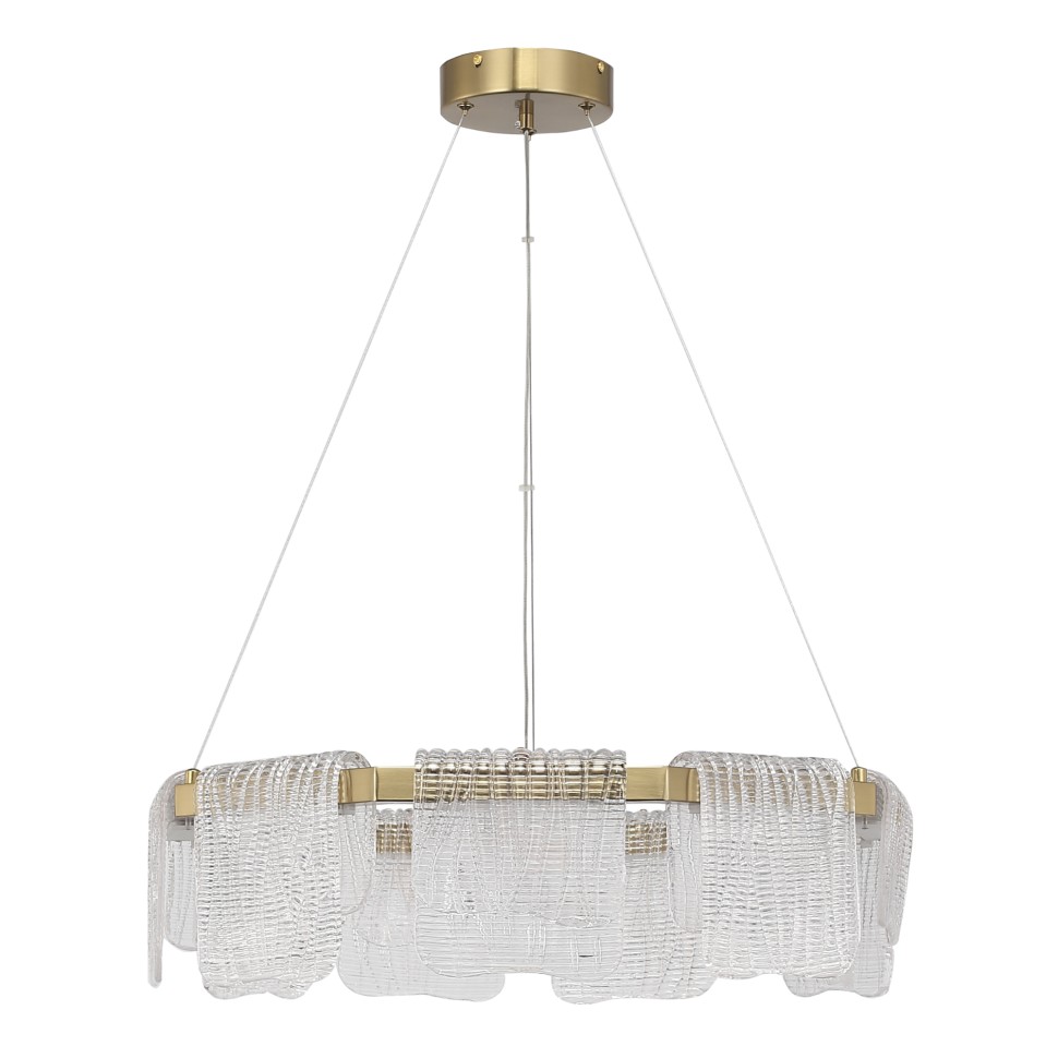 SL6021.203.54 Светильник подвесной ST-Luce золотистый/прозрачный LED 1*54W 3000K