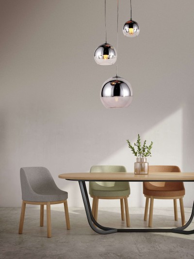 Подвесной светильник Lumina Deco Veroni LDP 1029-3 CHR