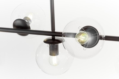 Подвесная люстра Lumina Deco Fredica LDP 6030-7 BK+PR