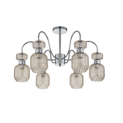 Люстры На штанге Escada 1141/6PL E14*60W Chrome/Beige