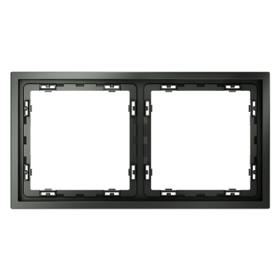 Рамка пластиковая VOLTUM S70 на 2 поста, (титан)