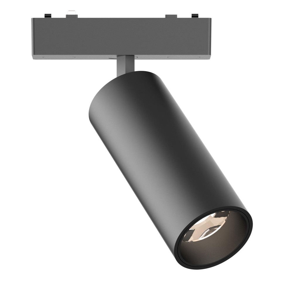 ST677.446.18 Магнитный трековый светильник Черный LED 1*18W 4000K 1 060Lm Ra>90 IP20 D55xH135 48V