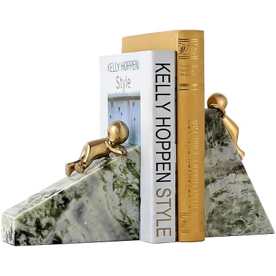 Держатель для книг ArtHomeDecor OVERCOMING 5275 BRASS &amp; GREEN