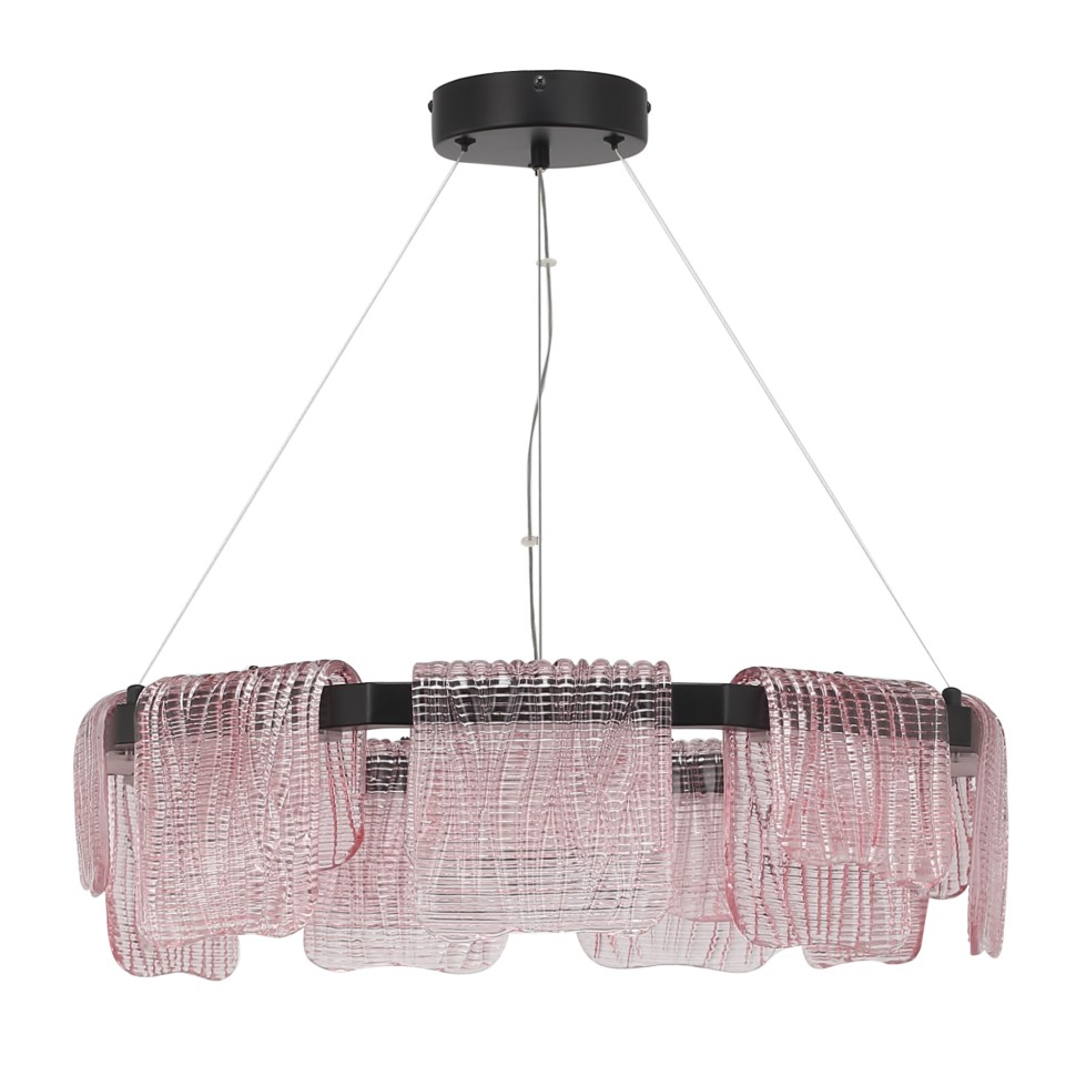 SL6021.403.54 Светильник подвесной ST-Luce черный/розовый LED 1*54W 3000K
