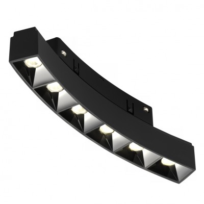 Светильник трековый магнитный радиусный iLEDEX TECHNICAL VISION 4822-033-L188-D600-6W-110DG-3000K-BK