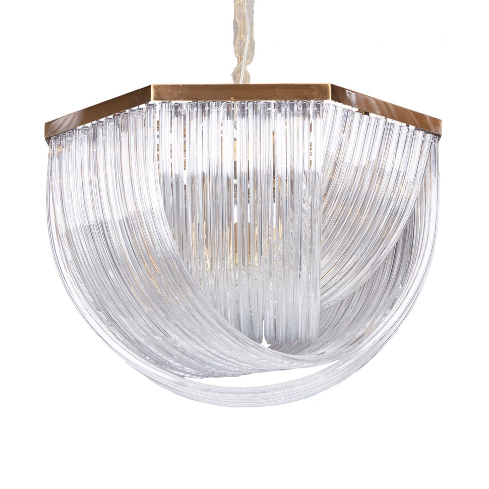 Люстра Delight Collection A001-800 L12 brass/clear