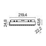Трековый светильник Technical TR031-4-12WTW-DD-W