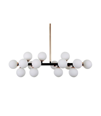 Подвесной светильник Lumina Deco Marsiada LDP 6033-16 BK+GD